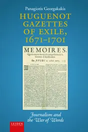Omslag van Huguenot Gazettes of Exile, 1671-1701