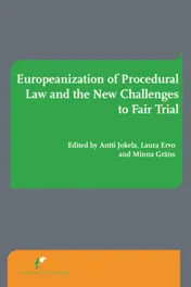 Omslag van Europeanization of Procedural Law and the New Challenges to Fair Trial