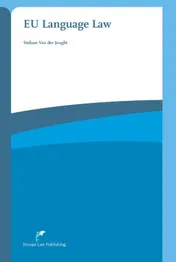 Omslag van EU Language Law
