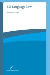 Omslag van EU Language Law