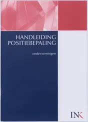 Omslag van Handleiding Positiebepaling ondernemingen