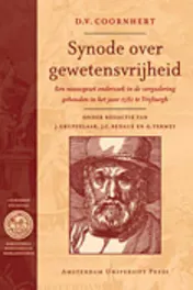 Omslag van Synode over de gewetensvrijheid