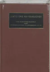 Omslag van Sammlung deutscher Strafurteile wegen nationalsozialistischer Tötungsverbrechen 1945-2012