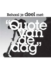 Omslag van Behaal je doel met