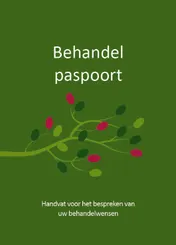 Omslag van Behandelpaspoort (zonder opbergmapje)