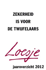 Omslag van Zekerheid is voor de twijfelaars