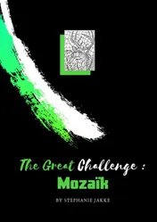 Omslag van volwassenen kleurboek De Grote Uitdaging : MOZAÏK