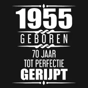 Omslag van 1955 Geboren 70 Jaar Tot Perfectie Gerijpt