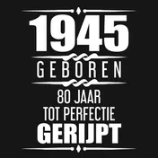 Omslag van 1945 Geboren 80 Jaar Tot Perfectie Gerijpt