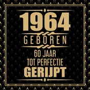 Omslag van 1964 Geboren 60 Jaar Tot Perfectie Gerijpt