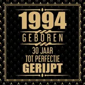 Omslag van 1994 Geboren 30 Jaar Tot Perfectie Gerijpt
