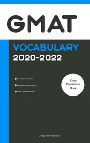 Omslag van GMAT Vocabulary 2020-2022