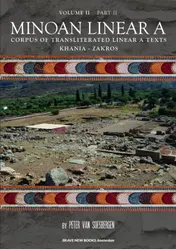Omslag van Minoan Linear A, Volume II, Part 2