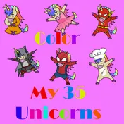 Omslag van My 35 Unicorns Color
