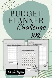 Omslag van Budget Planner Challenge XXL