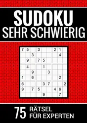 Omslag van Sudoku sehr schwierig - 75 Rätsel für Experten