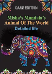 Omslag van Misha's mandala's: Animals of the world Detailed life