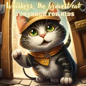 Omslag van Whiskers, the bravest cat you'll ever see