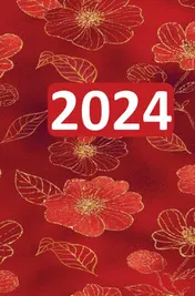 Omslag van Monatsplaner 2024 mit Datum