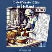 Omslag van Daily life in 1700s in Holland
