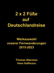 Omslag van 2 x 2 Füße auf Deutschlandreise