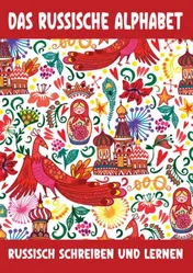 Omslag van Das Russische Alphabet - Russisch Schreiben und Lernen
