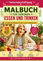 Omslag van Malbuch für Senioren Essen und Trinken
