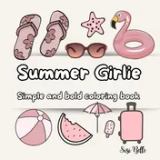 Omslag van Summer Girlie coloring book