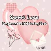 Omslag van Sweet Love coloring book