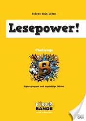 Omslag van Lesepower! Challenge B - Signalgruppen und zugehörige Wörter