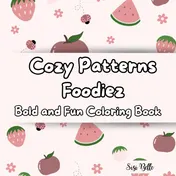 Omslag van Cozy Patterns Foodiez coloring book