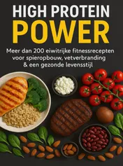 Omslag van High Protein Power: Meer dan 200 eiwitrijke fitnessrecepten voor spieropbouw, vetverbranding & een gezonde levensstijl