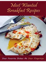 Omslag van Most Wanted Breakfast Recipes