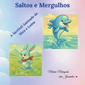 Omslag van “Saltos e Mergulhos – A Incrível Amizade de Nico e Luma”