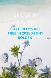 Omslag van Butterfly's Are Free In 2025 Kenny Bolden