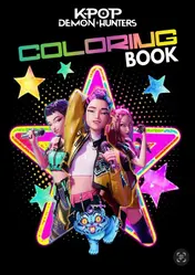 Omslag van KPop Demon Hunters Coloring Book