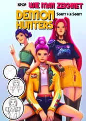 Omslag van Wie Man Zeichnet Kpop Demon Hunters