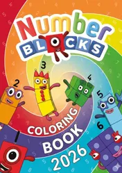 Omslag van Numberblocks Coloring Book