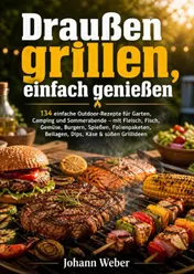 Omslag van Draußen grillen, einfach genießen
