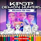 Omslag van K-pop Demon Hunters Malbuch
