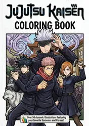 Omslag van Jujutsu Kaisen Coloring Book