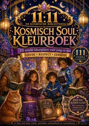 Omslag van Kosmisch Soul Kleurboek - 111 kleurplaten van vrede, wereldse schoonheid en verwondering