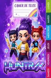 Omslag van Cahier de Textes Scolaire 2026-2027 – KPOP DEMON HUNTERS