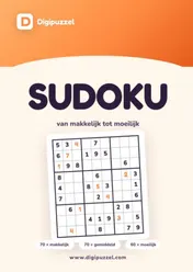 Omslag van Digipuzzel Sudoku