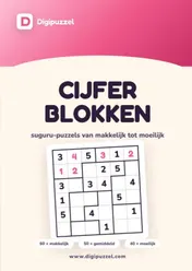Omslag van Digipuzzel Cijferblokken