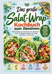 Omslag van Das große Salat-Wrap-Kochbuch zum Abnehmen