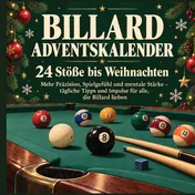 Omslag van Billard Adventskalender – 24 Stöße bis Weihnachten