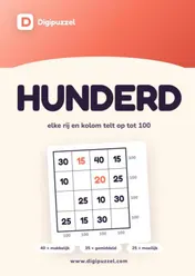 Omslag van Digipuzzel Hunderd