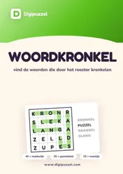 Omslag van Digipuzzel Woordkronkel