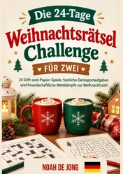 Omslag van Die 24-Tage-Phase Weihnachtspuzzle Herausforderung FÜR ZWEI